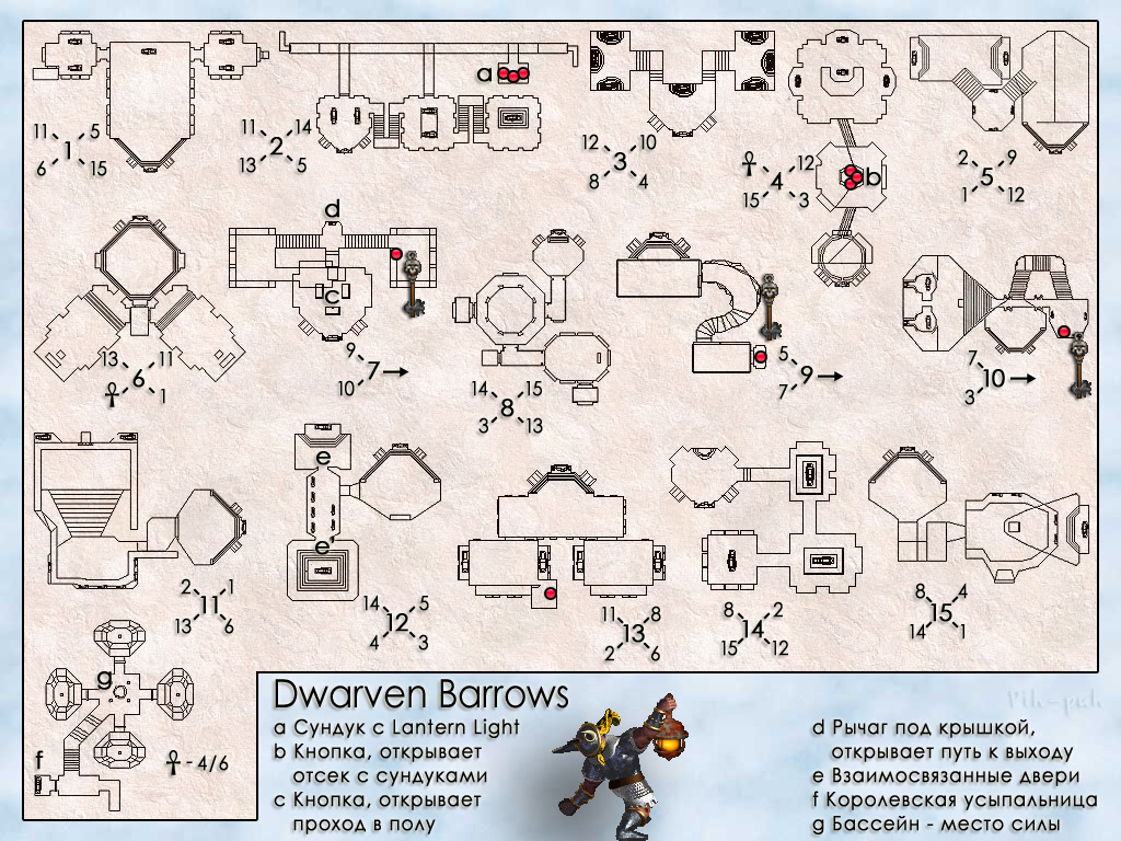 MIGHT AND MAGIC VII.  Dwarven Barrows.