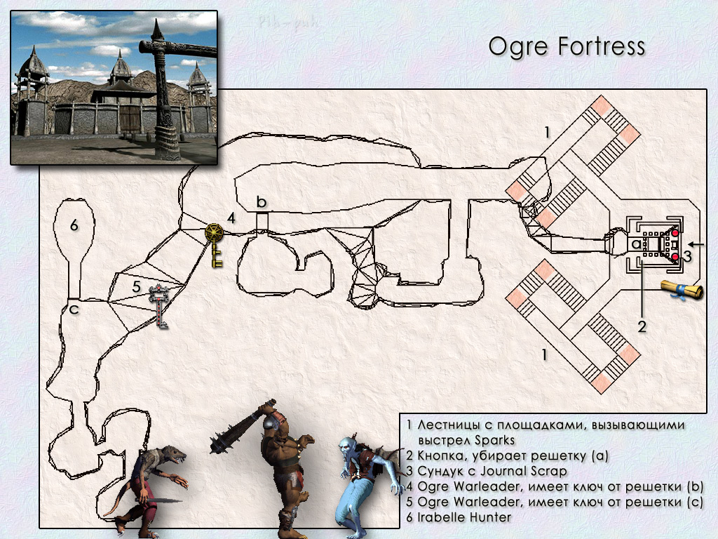 MIGHT AND MAGIC VIII.  Ogre Fortress.